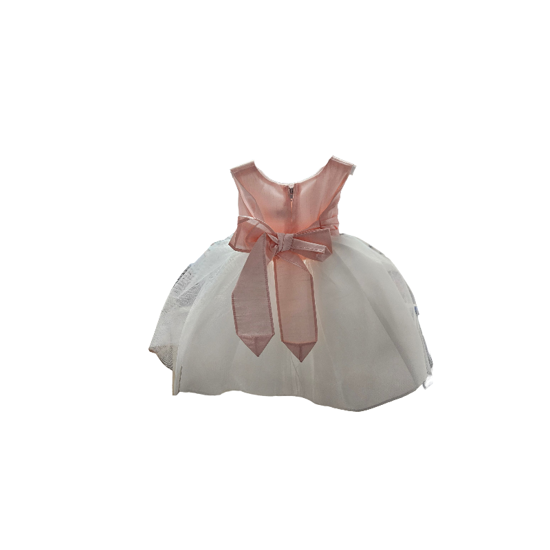SKB349 - White And Pink Dress