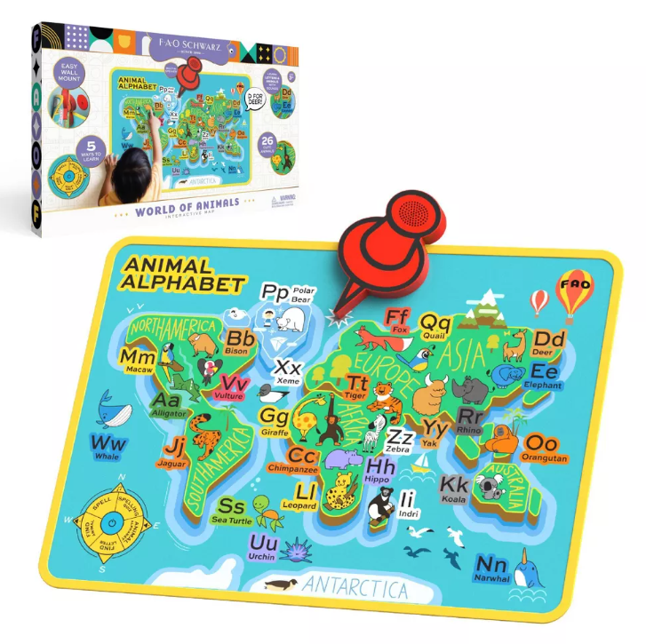 83425 - FAO Schwarz World of Animals Interactive Map
