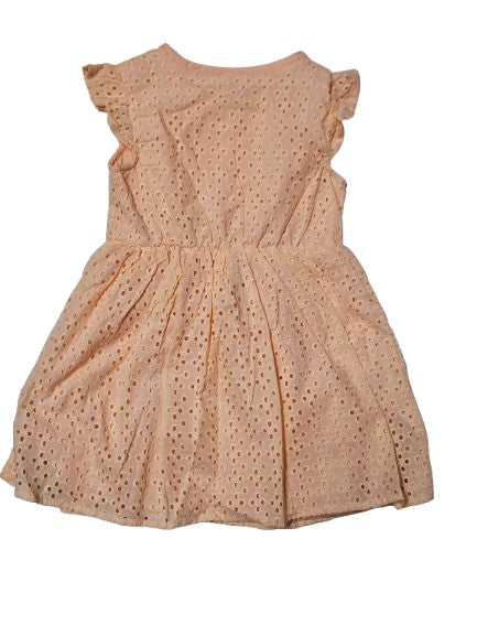 LLO1 - Orange Dress with Straw Hat