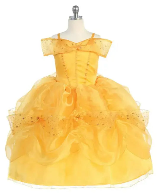 BK011M - Yellow Princess Inspired Dress Cadiz Boutique, Inc.