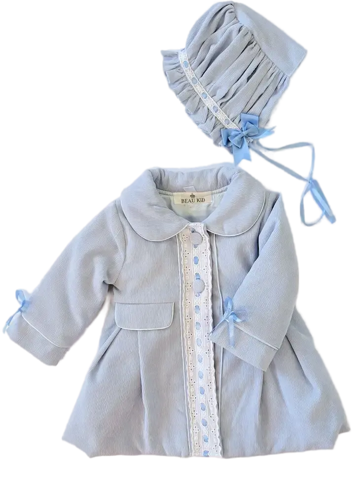 112200 - Beau Kids 2Piece Coat And Bonnet Cadiz Boutique, Inc.