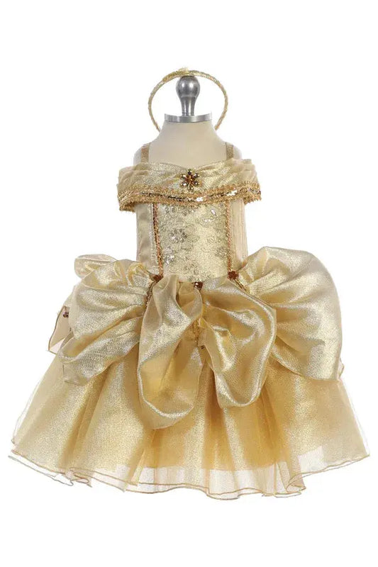 BK1220M - Gold Princess Dress Cadiz Boutique, Inc.