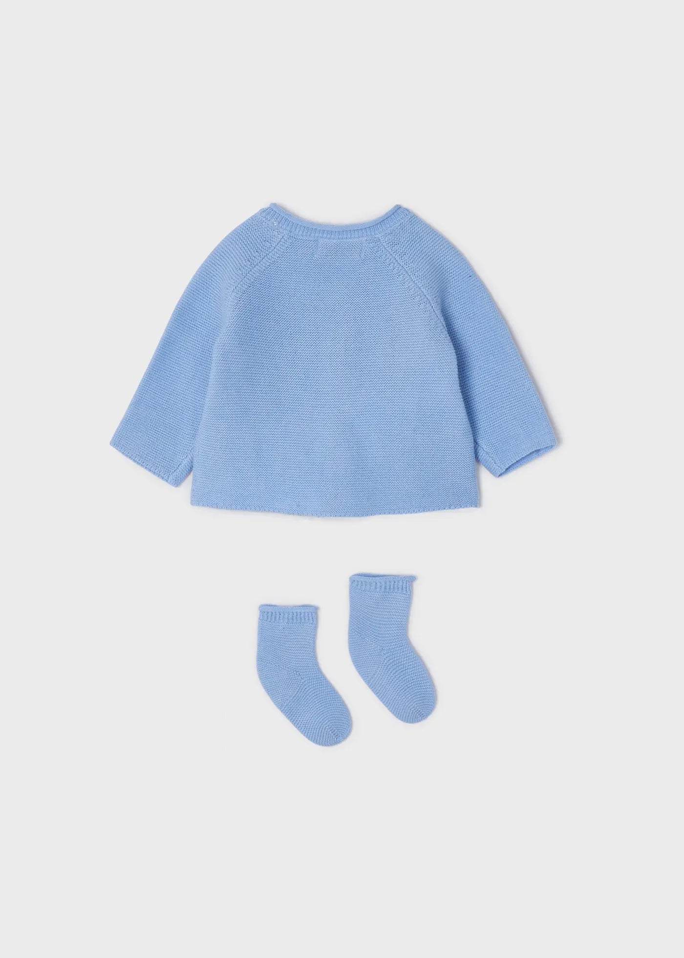 Mayoral 1346B - Tricot Cardigan and Socks ECOFRIENDS newborn boy Cadiz Boutique, Inc.