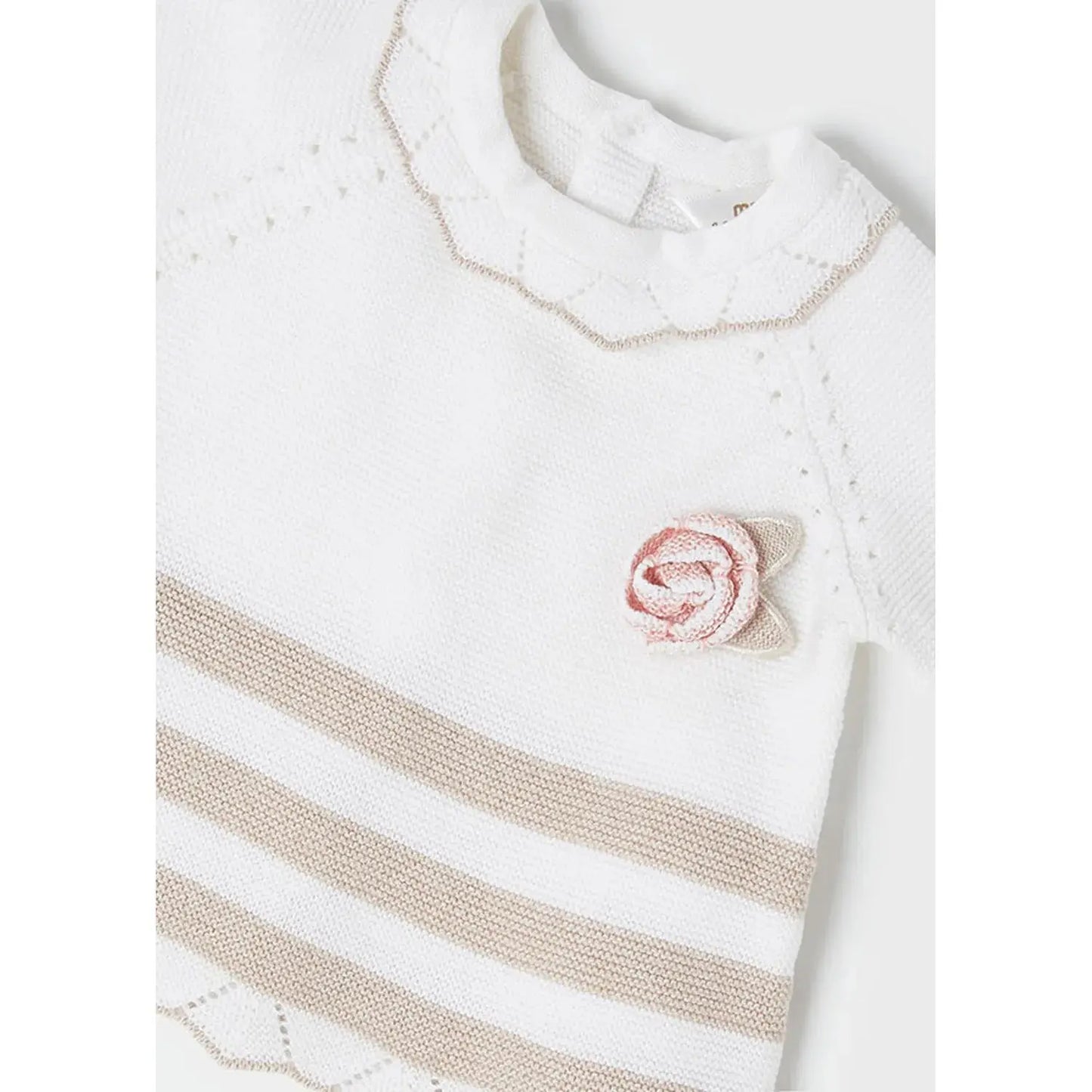 Mayoral - 1589 Knit Leg Warmer Set - Taupe Cadiz Boutique, Inc.