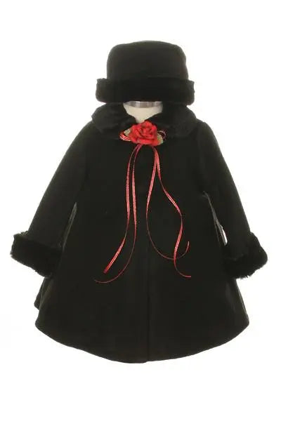 KD166 - Fleece Cape Baby Coat Cadiz Boutique, Inc.