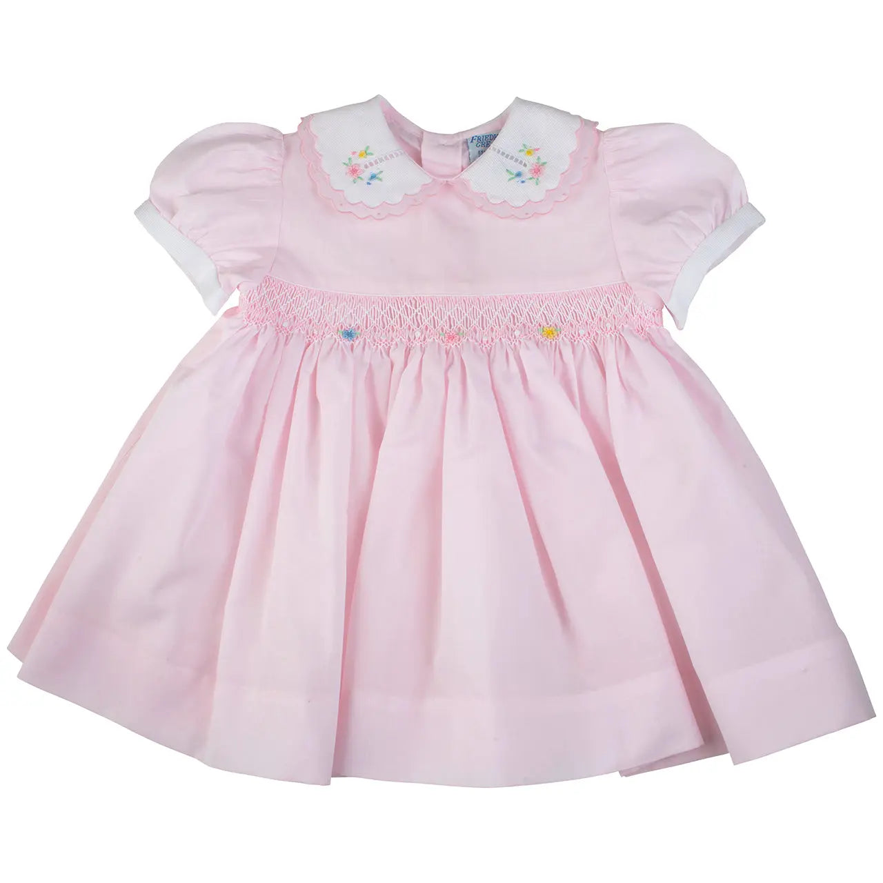 Feltman 17579 - Scalloped Smocked Flower Dress Cadiz Boutique