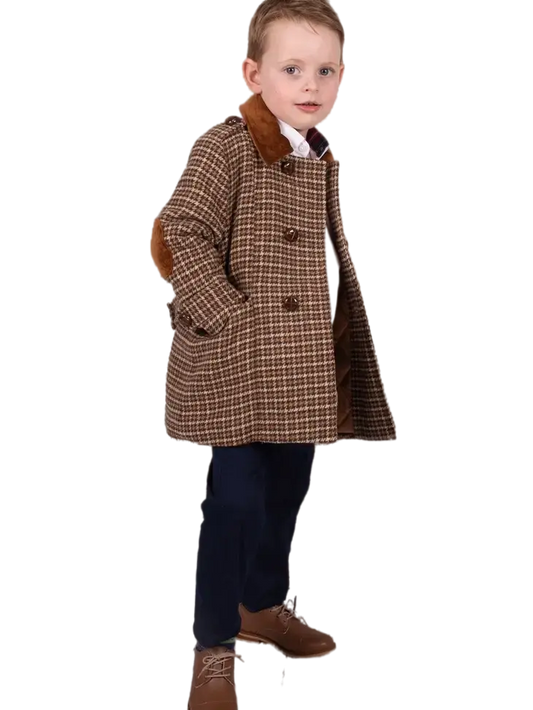 1900-a - Beau Kids Brown Coat w/hat Cadiz Boutique, Inc.
