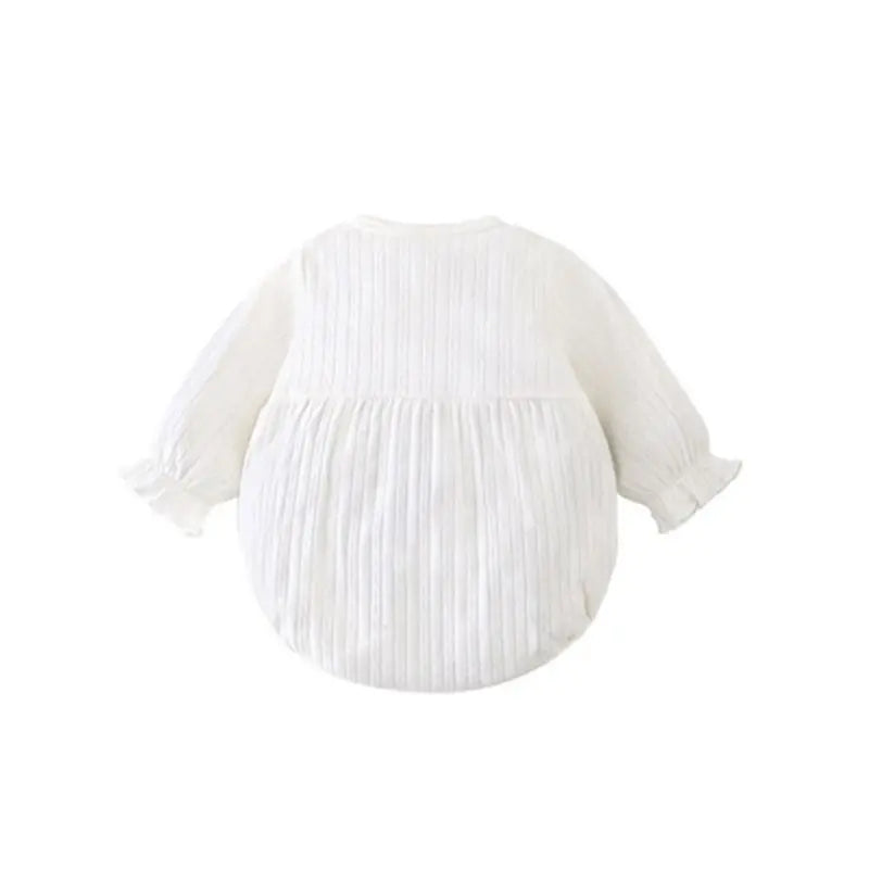 Ribbed Bowknot Eyelet Bodysuit Cadiz Boutique, Inc.