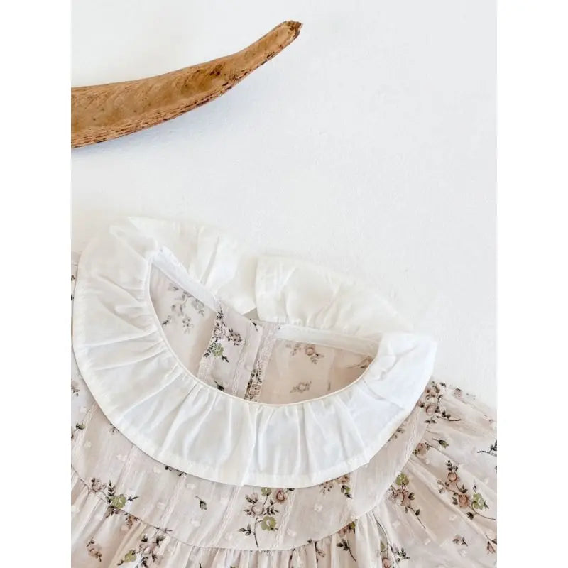 Ruffle Collar Floral Bodysuit Cadiz Boutique