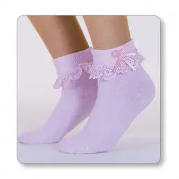 Country Kids - 205I - Venice Pearl Lace Sock Ivory Cadiz Boutique
