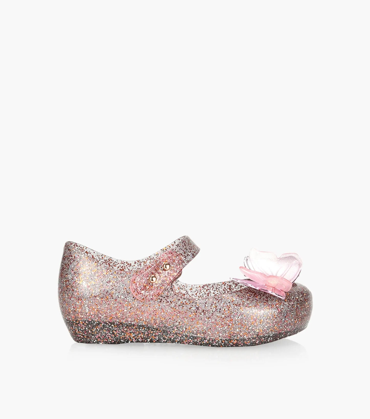 Mini Melissa - 32849 Ultragirl Fly III Clear Glitter - Pink Cadiz Boutique, Inc.