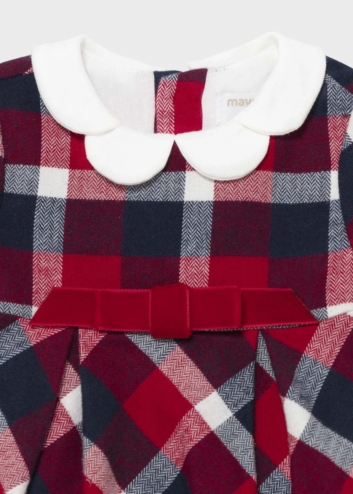 Mayoral 2807R - Plaid Dress Cadiz Boutique