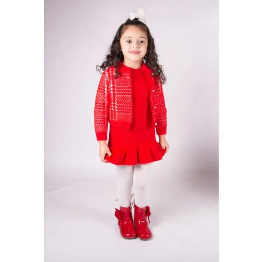Beau Kids - 41873R - Dress and Cardigan Set Cadiz Boutique