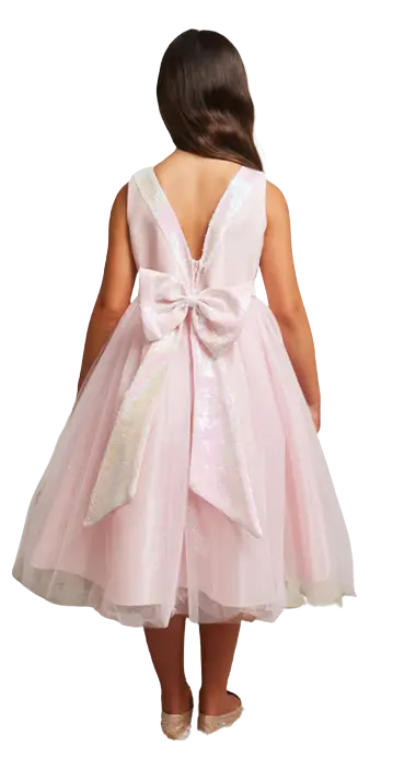 KD498P - Pink Sequin Back V Cadiz Boutique, Inc.