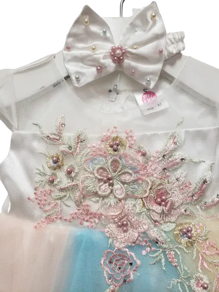 Embroidered Floral Dress Cadiz Boutique