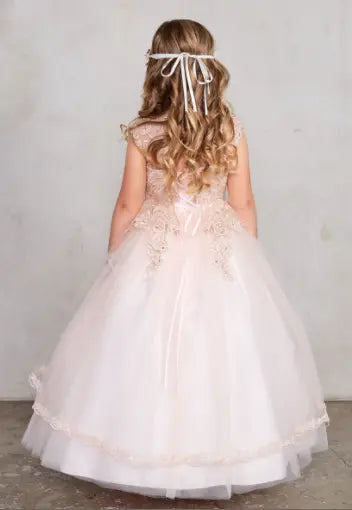 TTK7028 - Rose Gold Dress Cadiz Boutique