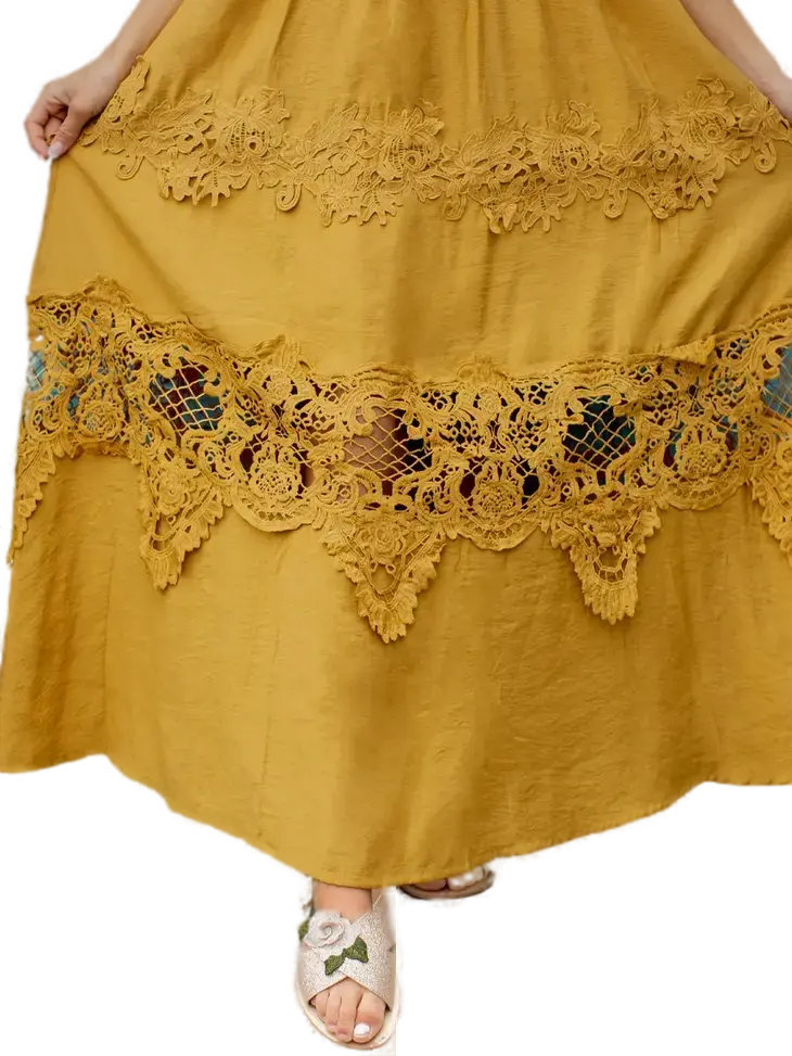 76001A - Joyfolie Londra Dress in Honey Cadiz Boutique, Inc.