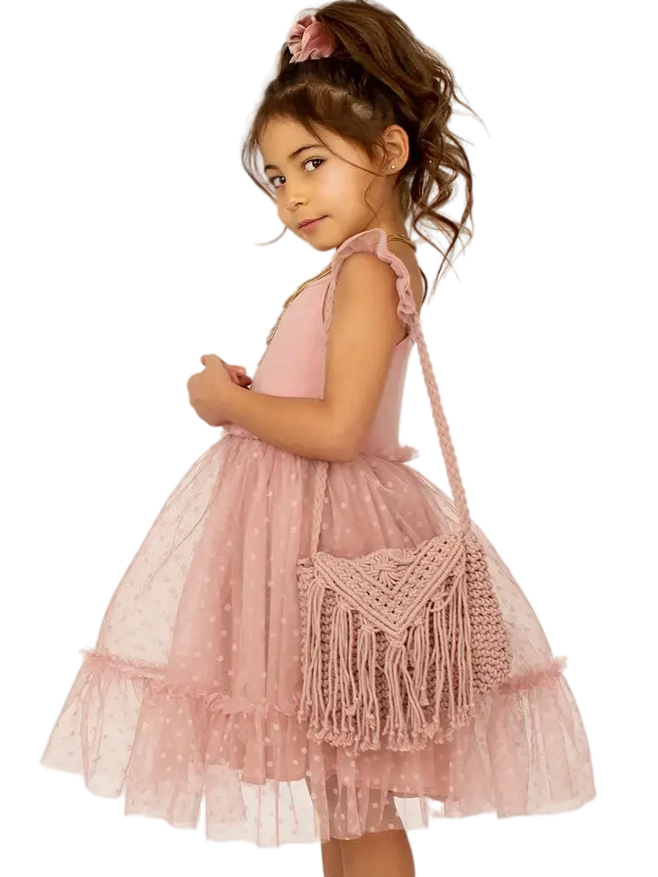 76001 -  Joyfolie Leigh Dress in Mauve Cadiz Boutique, Inc.