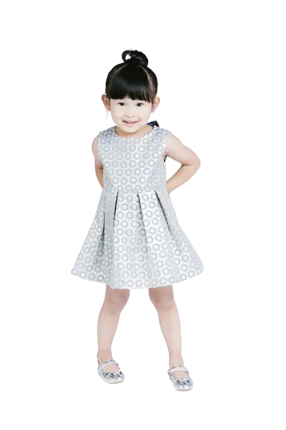 DOD82250 - Slvls Brocade Pleated Dress w/ Bow A- Back Cadiz Boutique, Inc.