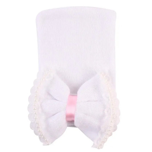 884368 - Lace Bow knot Baby Hat Cadiz Boutique, Inc.