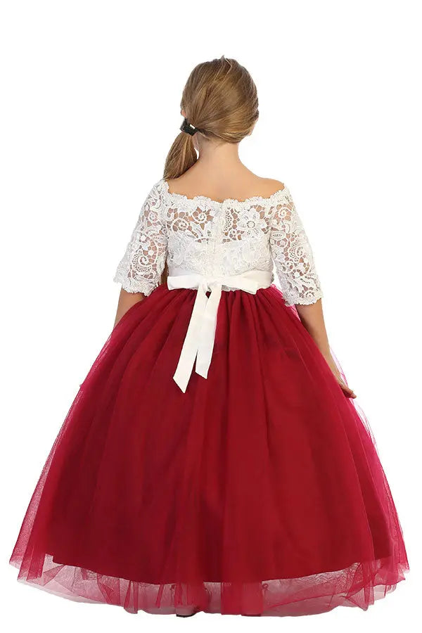 Bijan 9005 -  3/4 sleeve ballgown Cadiz Boutique