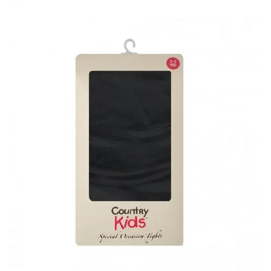 Country Kids - 924B - Pearl Shimmer Tights Black Cadiz Boutique, Inc.