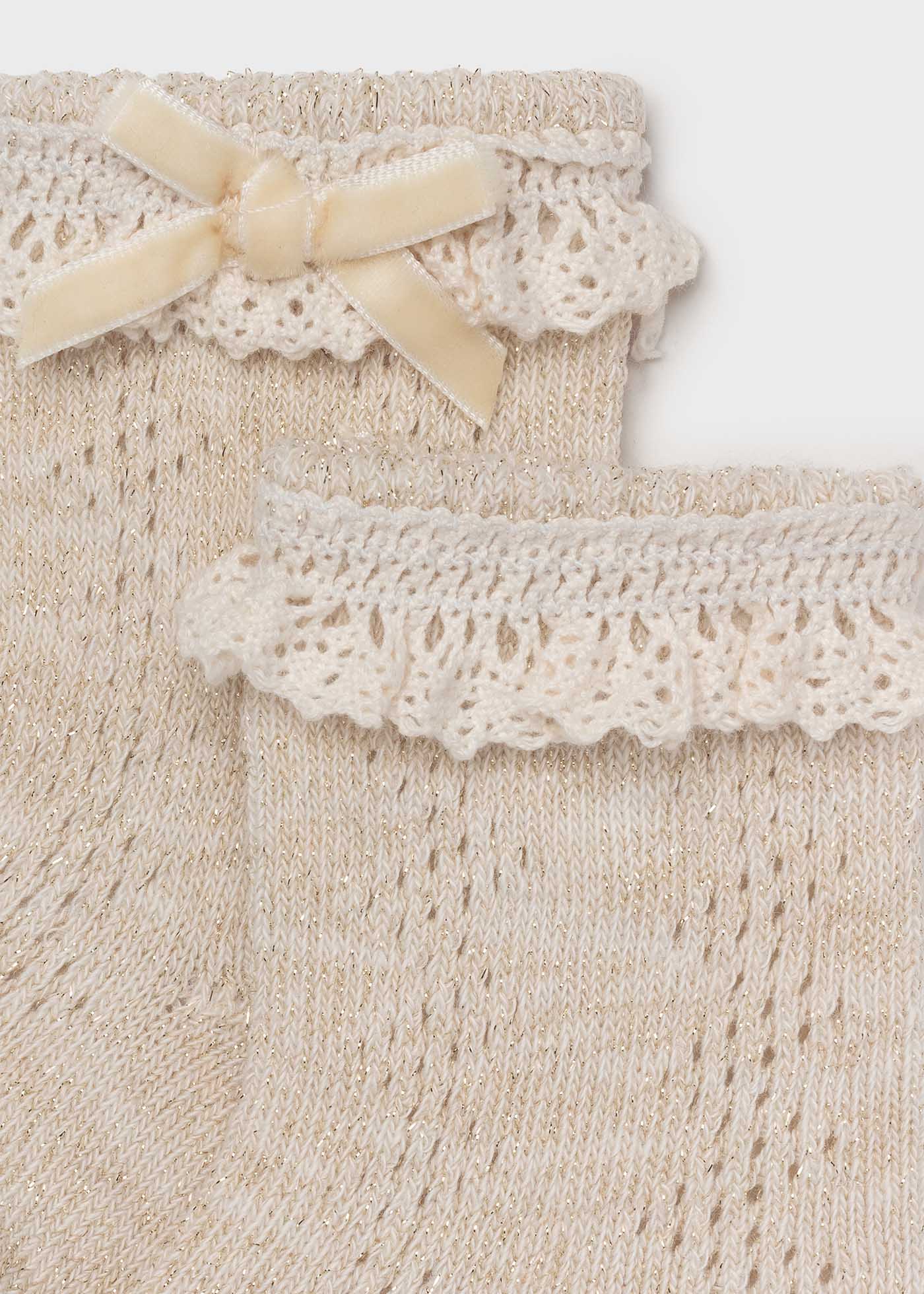 Mayoral 9427D - Girl Socks - Dorado Cadiz Boutique