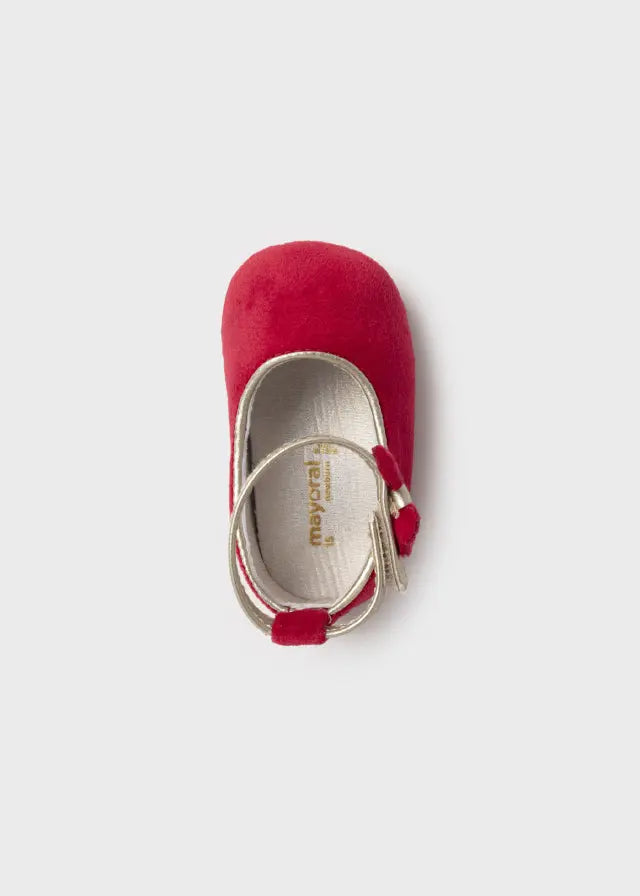 Mayoral 9457R - Velvet Shoes Red Cadiz Boutique, Inc.