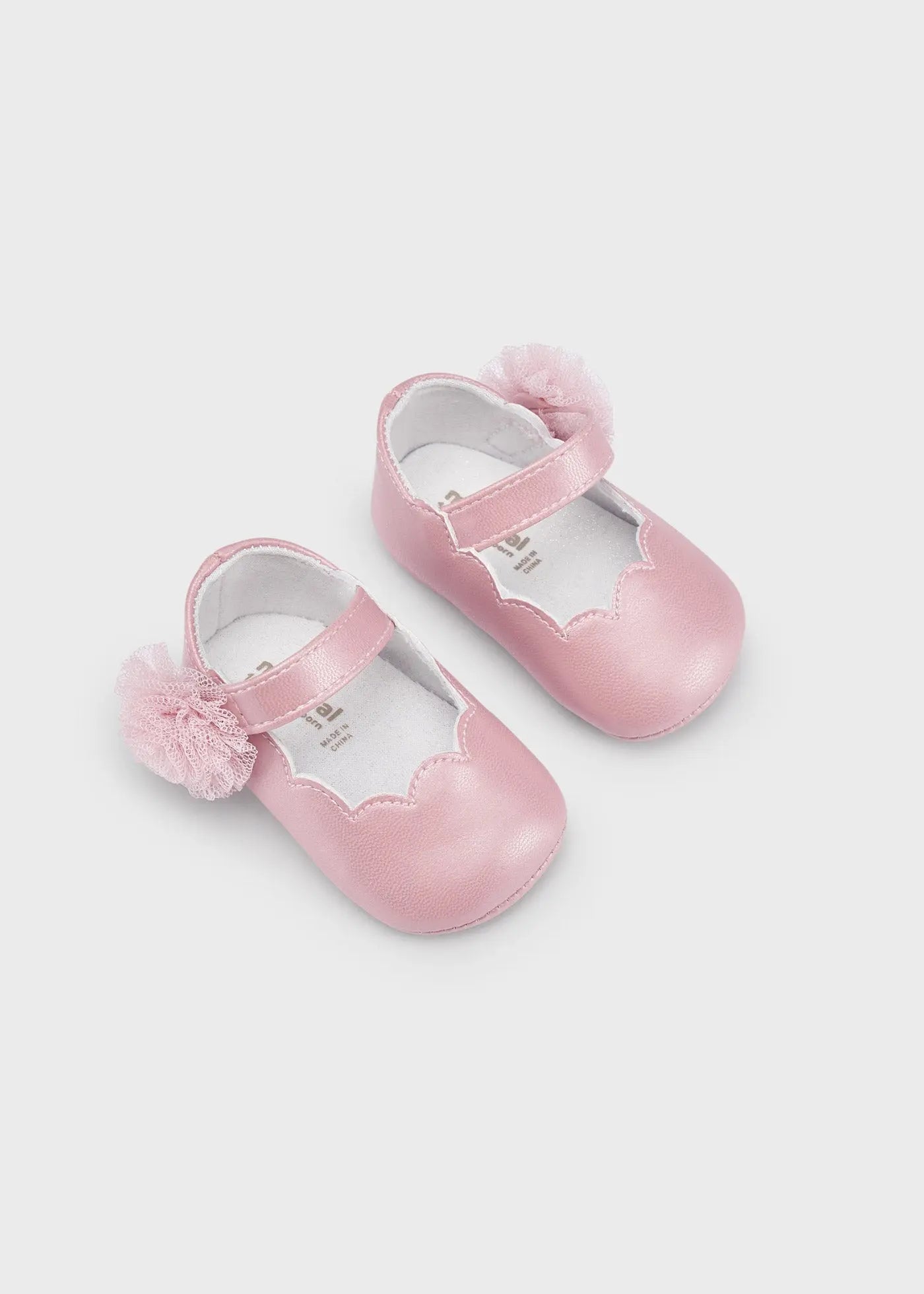 Mayoral 9570R - Mary Jane shoes with flower Cadiz Boutique, Inc.