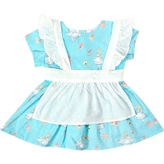 AKAW2 - Alice In Wonderland Inspired Apron Pinafore Dress Cadiz Boutique, Inc.