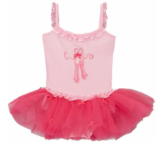 BD097P - Pink-Hot Pink Ballet Slipper Ballet Dress Cadiz Boutique, Inc.