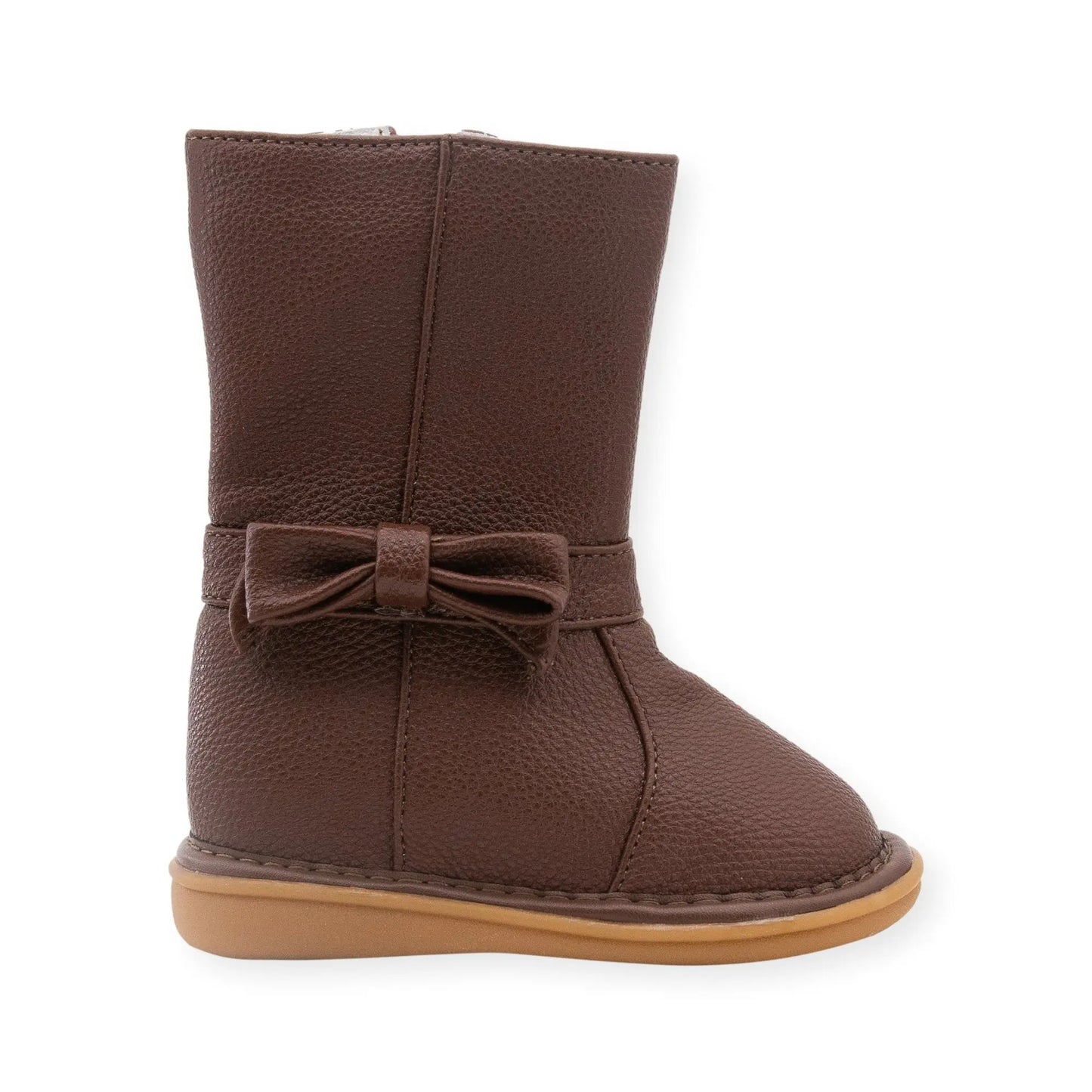 Wee Squeak- AB2060BR - BOW BOOT BROWN Cadiz Boutique, Inc.