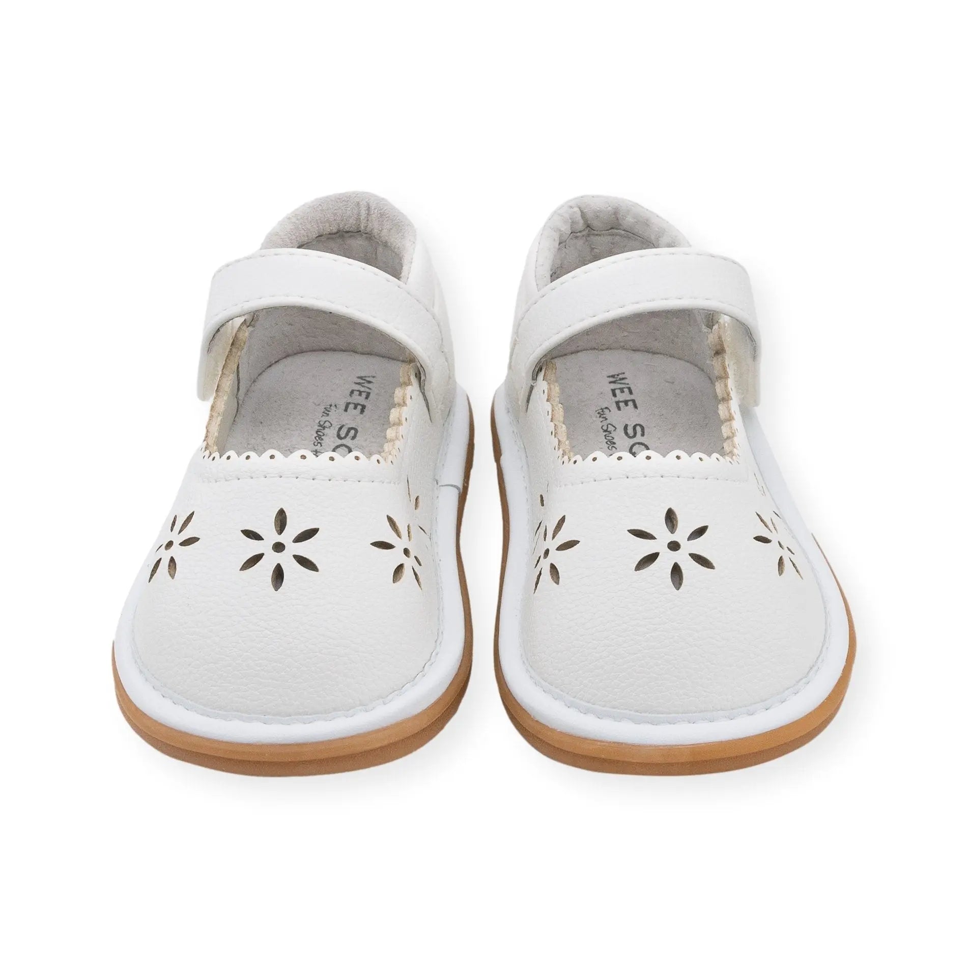 Wee Squeak - AM4400WH - ELLIE WHITE SHOE Cadiz Boutique
