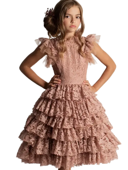 JOYUK - Joyfolie Anouk Dress in Pink Nude Cadiz Boutique, Inc.