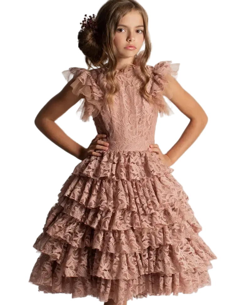 JOYUK - Joyfolie Anouk Dress in Pink Nude Cadiz Boutique, Inc.