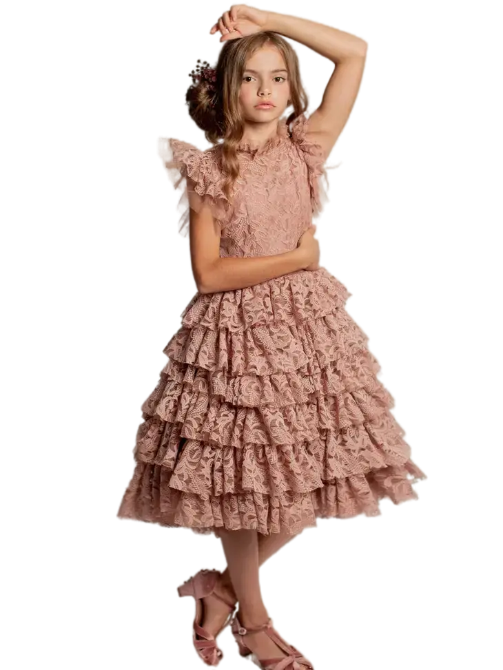 JOYUK - Joyfolie Anouk Dress in Pink Nude Cadiz Boutique, Inc.