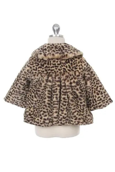 KD280 - CHEETAH-Cheetah Print Fur Coat Cadiz Boutique, Inc.