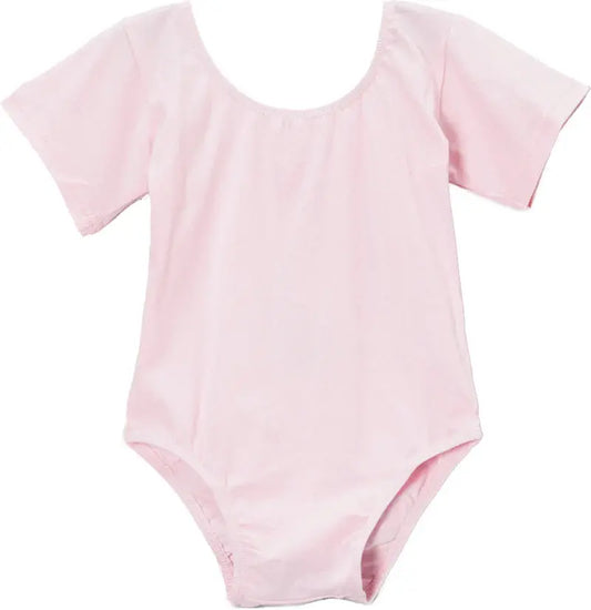 LTP006P - Pink Short Sleeve Leotard Cadiz Boutique, Inc.