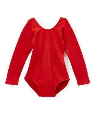LTP008RS - Red Long Sleeve Leotard Cadiz Boutique, Inc.