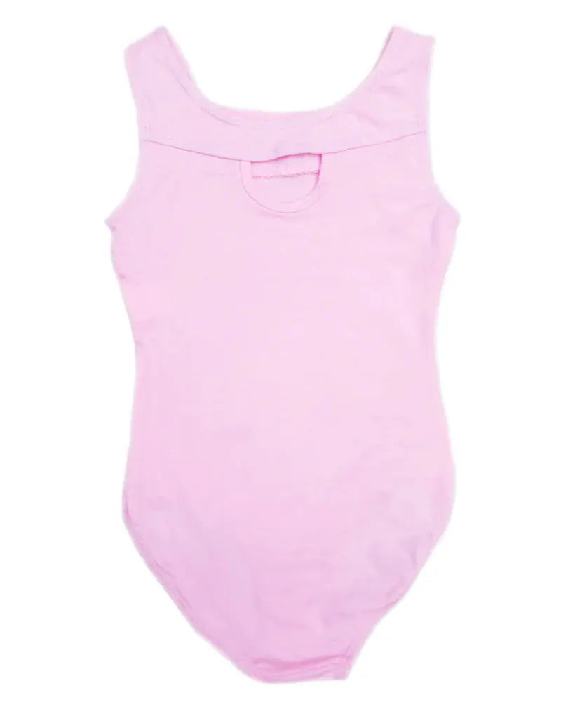 LT127P - Pink Rhinestone Keyhole Leotard Cadiz Boutique, Inc.