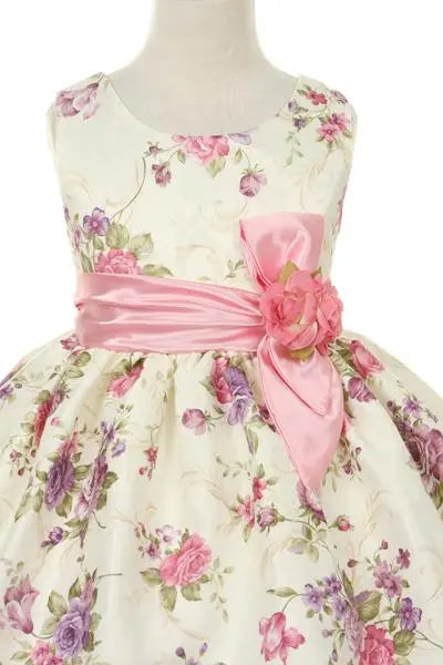 GIRLS SLEEVELESS FLORAL PRINT Cadiz Boutique
