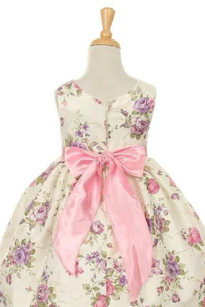 GIRLS SLEEVELESS FLORAL PRINT Cadiz Boutique