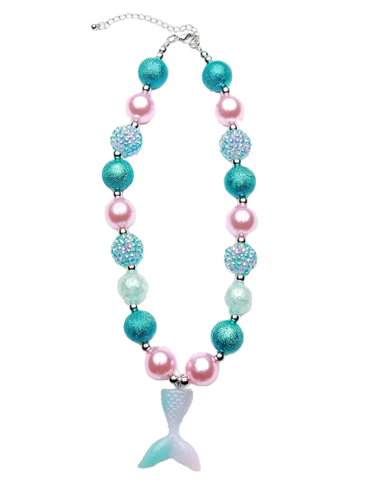 MER - Sparkle Sisters Mermaid Tail Necklace Cadiz Boutique, Inc.