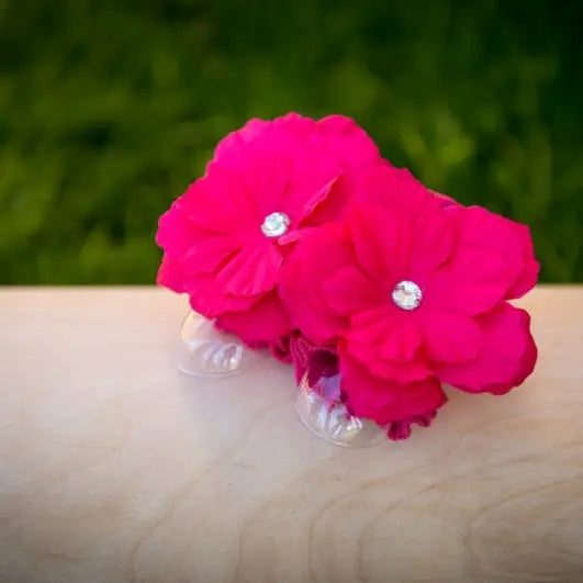 Toe Blooms - OG1 - Original Toe Blooms Handmade Heirloom Barefoot Baby Sandals Cadiz Boutique, Inc.