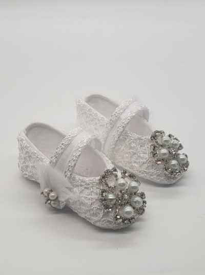 045 - Baptism Shoes - White Cadiz Boutique, Inc.