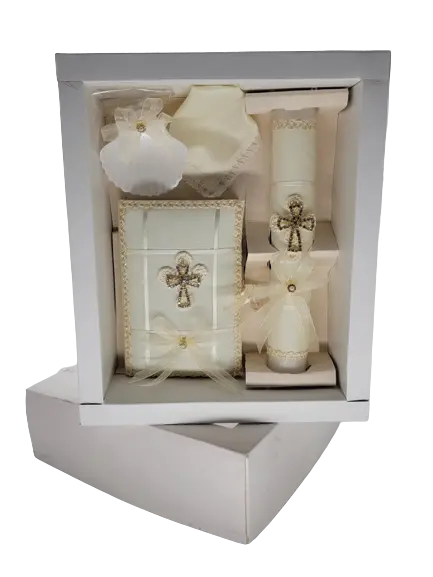 BAP13 - Baptismal Candle Set Cadiz Boutique, Inc.