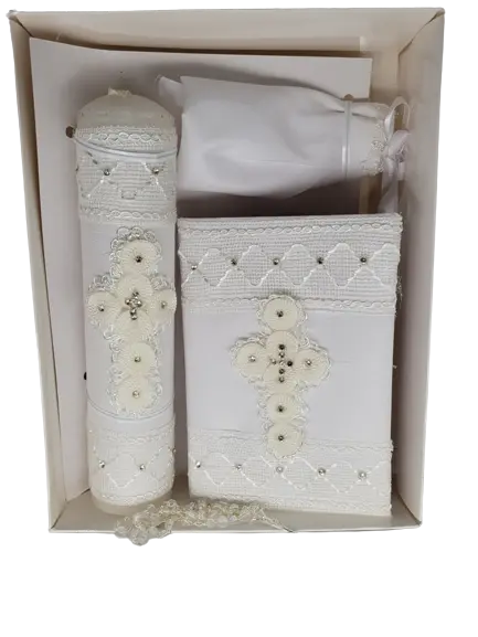 BAP14 - Baptismal Candle Set Cadiz Boutique, Inc.