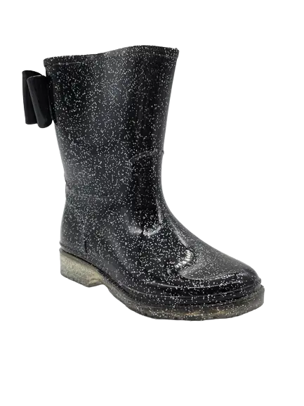 glitter jelly boots