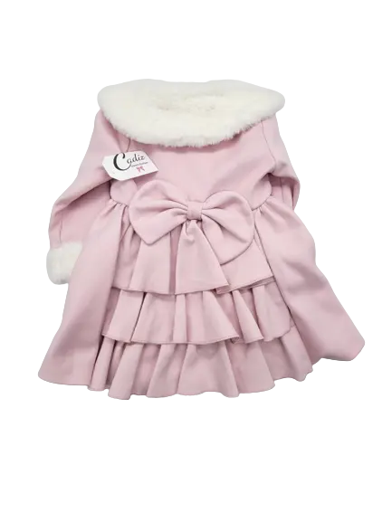 BK1807 - Beau Kids Coat with Hat - Pink Cadiz Boutique, Inc.