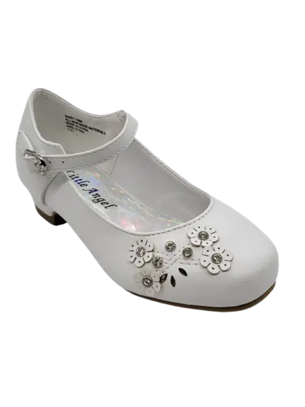 Daisy-108E - Elegant Floral Heel Pump Cadiz Boutique, Inc.